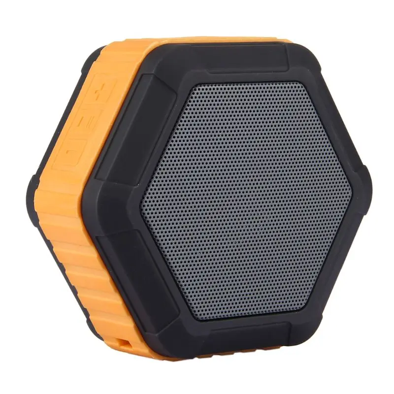 OOTDTY Мини Портативный беспроводной Bluetooth динамик Водонепроницаемый Открытый шестигранный динамик
