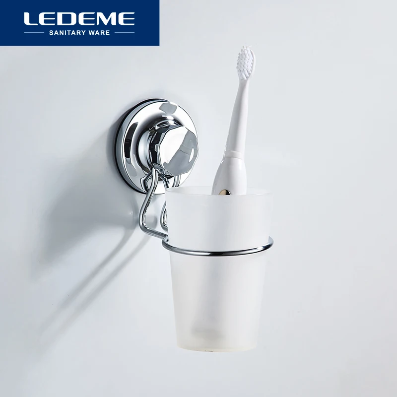 LEDEME Single Cup Holder Wall Mounted Toothbrush Tumbler Holder Cup Stand Bathroom Accessory L3706