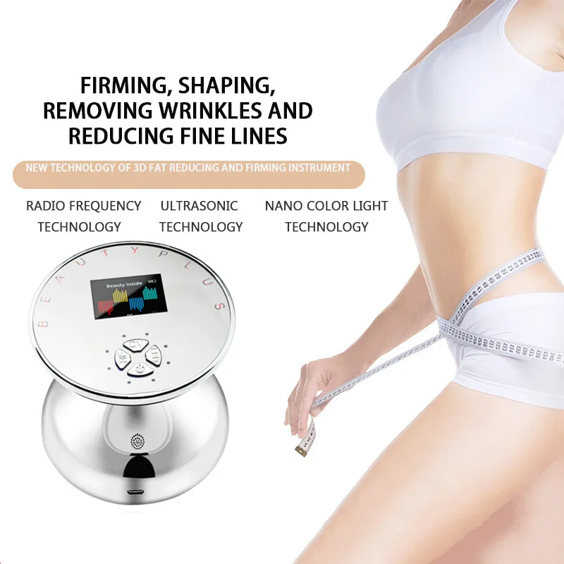  Ultrasonic Beauty Slimming Device Radio Frequency Blue Red Led Light Photon Therapy Acne Remove Wri - 4000563465140