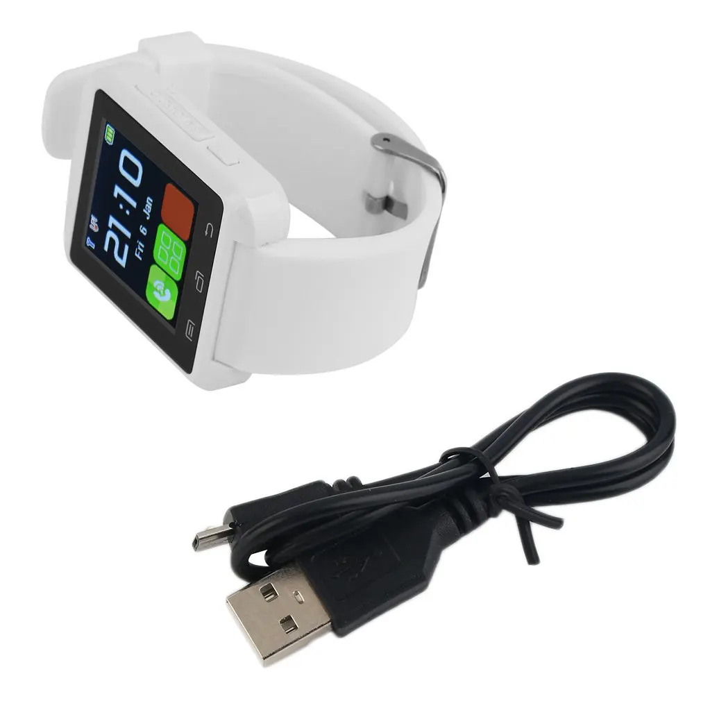 white Горячие S5 Bluetooth SmartWatch GSM Слот для sim-карты позиционирования набора вызова часы для samsung S4/Note 3 для htc для Android для Windows - Цвет: white
