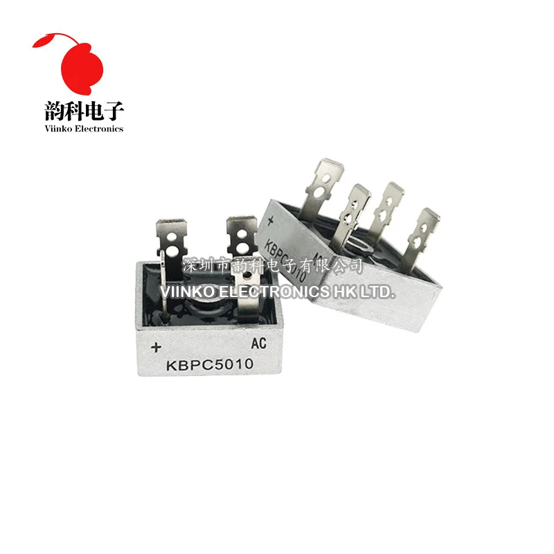 KBPC5010 50A 1000V Diode Bridge Rectifier 2PCS