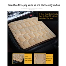 Универсальная подушка для автомобильного сиденья с подогревом 12 В, грелка, подходит для автомобильного водительского путешествия, грелка