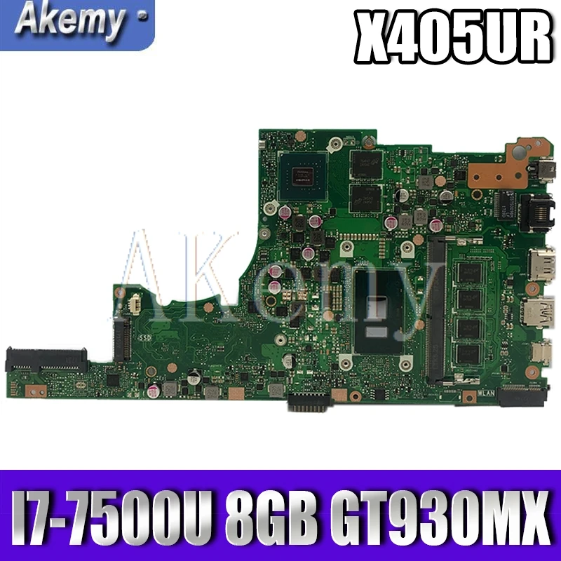  Akemy X405UR For ASUS X405U X405UN X405UR X405URR X405URP X405UQ X405UF Laotop Mainboard X405UR Mot
