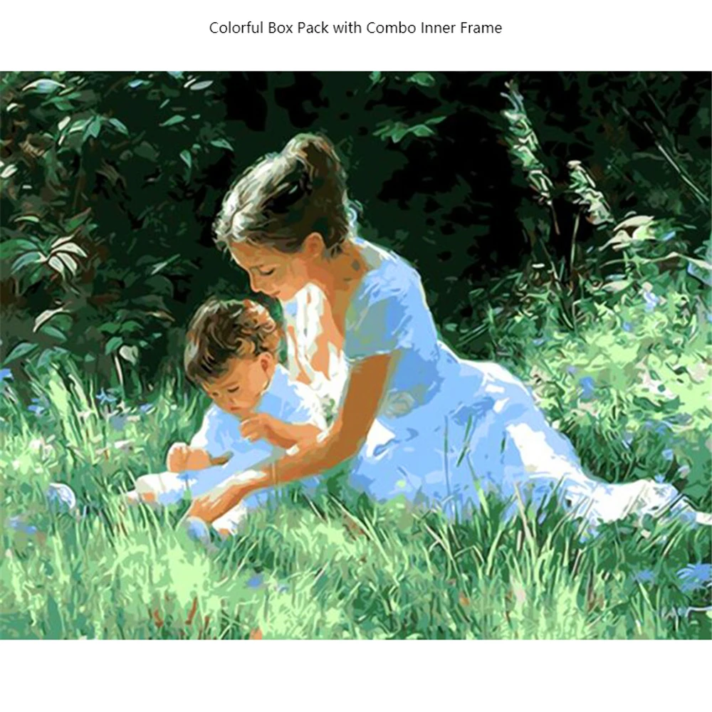 

CHIFEIYANG Paint By Numbers DIY Painting Set For Quarantine Life's Time-killer DIY Gift For Christmas With Frame
