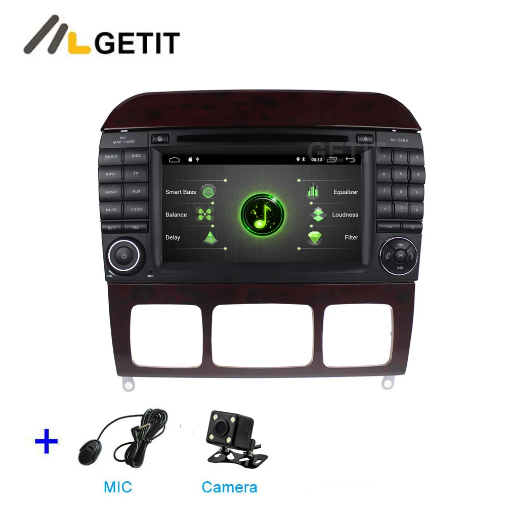 DSP 64G PX6 Android 9 Автомобильный DVD стерео радиоплеер gps для Mercedes Benz S Class W215 W220 S320 S400 S420 S430 S280 S350 - Цвет: DSP 2G CAMERA