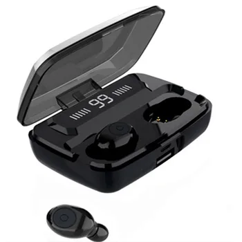 

TWS F9 Wireless HiFi In-Ear With Digital Display Large Capacity Bluetooth Headset Intelligent Noise Reduction Bluetooth 5.0