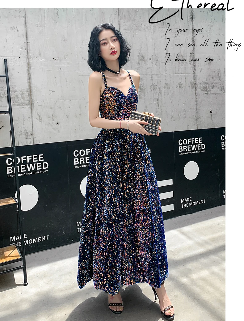 Вечерние платья для выпускного вечера с отделкой бисером и блестками; vestido de noiva sereia; платье; robe de soiree vestido novia