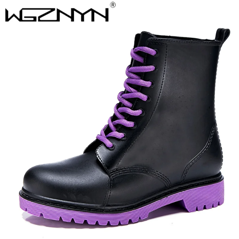 platform Boots Female Women Shoes Ankle 2020 Autumn British Wind Leather Thick with Short Boots Women Motorcycle Martin Shoes platform Boots Female Women Shoes Ankle 2020 Autumn British Wind Leather Thick with Short Boots Women Motorcycle Martin Shoes