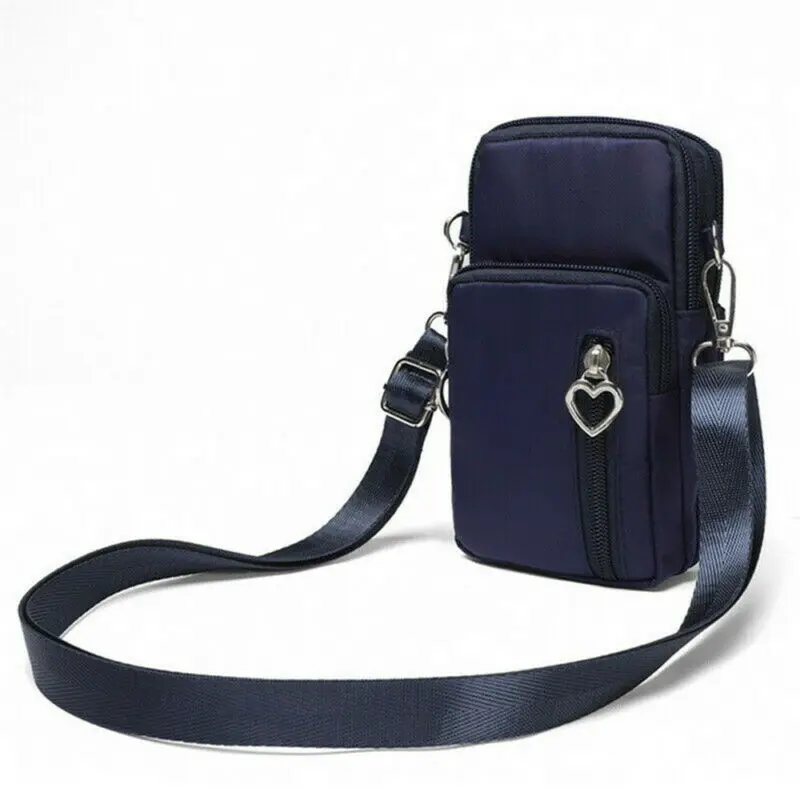 

Cross-body Earphone Mobile Phone Shoulder Bag Pouch Case Handbag Purse Wallet