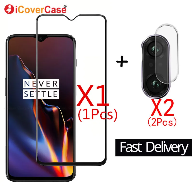 Both 2 шт. пленка для камеры из закаленного стекла и переднее стекло для Oneplus 6T 6 5 T 5 T 7 Pro Чехол Аксессуары для мобильных телефонов задняя камера Защитная линза - Цвет: Both