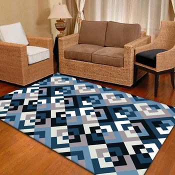 

Carpet living room bedroom bedside rectangular carpet bay window tatami mat can be customized pattern bathroom rug set