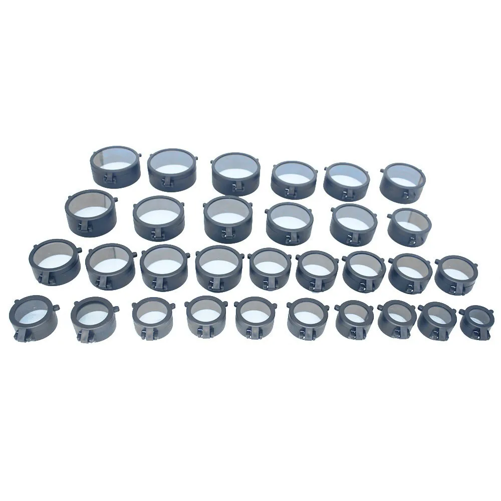 30mm-69mm Transparent Rifle Scope Lens Cover Flip Up Quick Spring Protection Cap Objective Lense Lid for Airsoft Hunting Rifle rifle scope lens cover rifle scope protector
