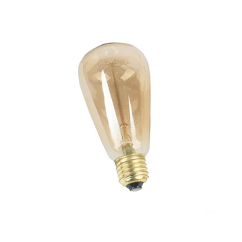 

Qiumsfra Dimmable Edison Bulb 40 Watt Equivalent E26 Base Vintage Led Filament Bulb 6W Amber Bulbs Warm Yellow Light