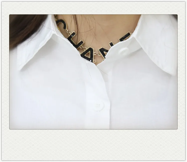XITAO Sequins Patchwork Casual Shirt Women Letter Tide Fashion New Style Turn Down Collar Long Sleeve Single Breasted DZL2619