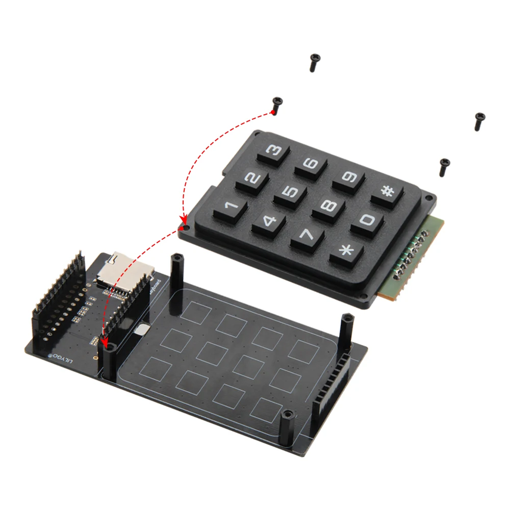 Lilygo®ttgo T-display Teclado para Lnurlpos Placa de Expansão do Teclado Suporte tf Cartão - Image 3