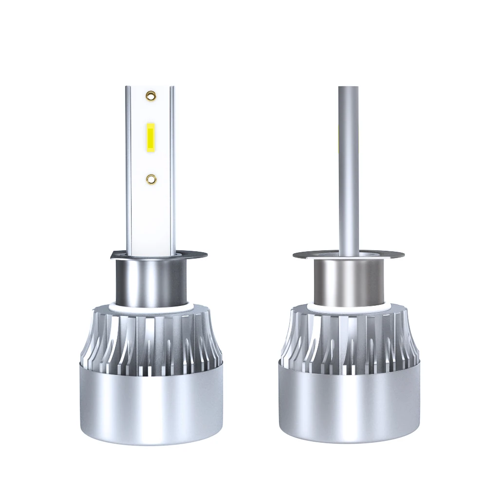 Vehemo H1/H4/HB2/9003/H7 светодиодный противотуманный фонарь Сменные лампы фар автомобильные аксессуары светодиодный фонарь высокой мощности