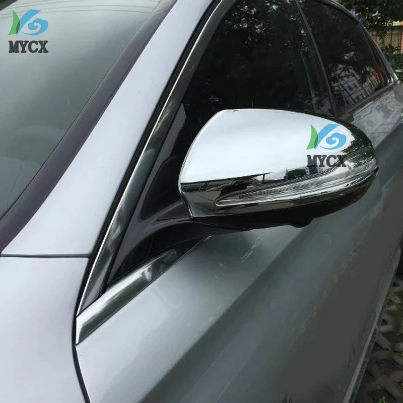 ABS углеродного волокна зеркало заднего вида крышка аксессуары наклейка для Mercedes-Benz GLC X253 C253 W213 S213 W205 S205 A205 C205 W222