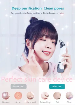 

2020 Electric Blackhead Cleaner USB Acne Facial Nose Cleaner Remove Blackhead Spots Acne Vacuum Suction Skin Cleaning Tool