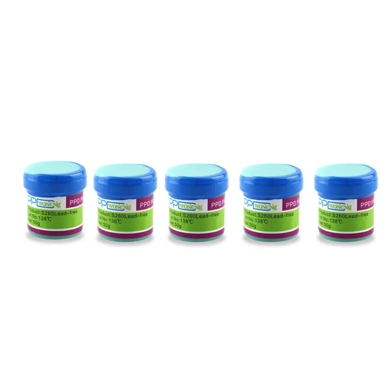 5Pcs PPD Best Melting Point 138 / 183 degrees Lead-free low temperature solder paste for A8 A9 A10 A11 CHIP Special tin pulp | Инструменты