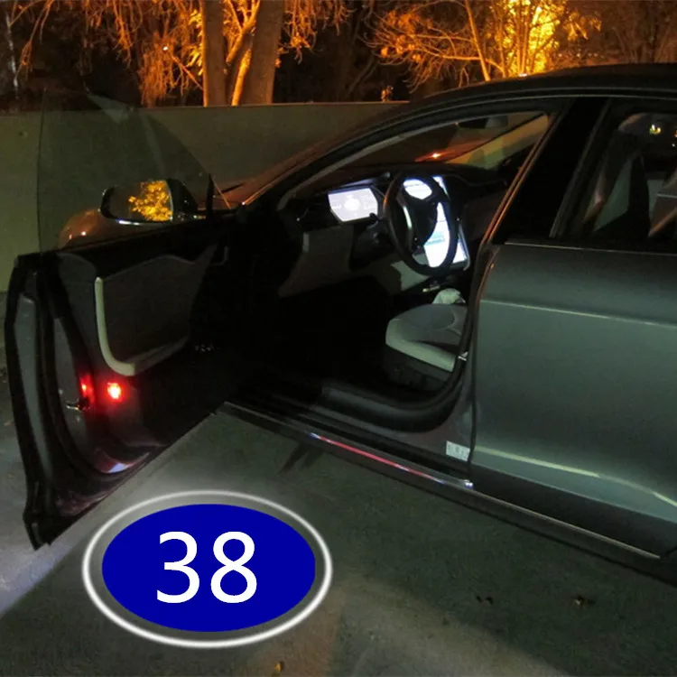 Беспроводная дверь автомобиля 38 Ghost Shadow светильник автомобиля-Стайлинг лампа для