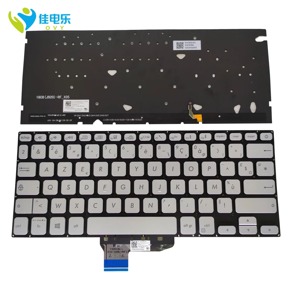 CLAVIER FRANÇAIS ORIGINAL Pour Asus Vivobook S15 S530F