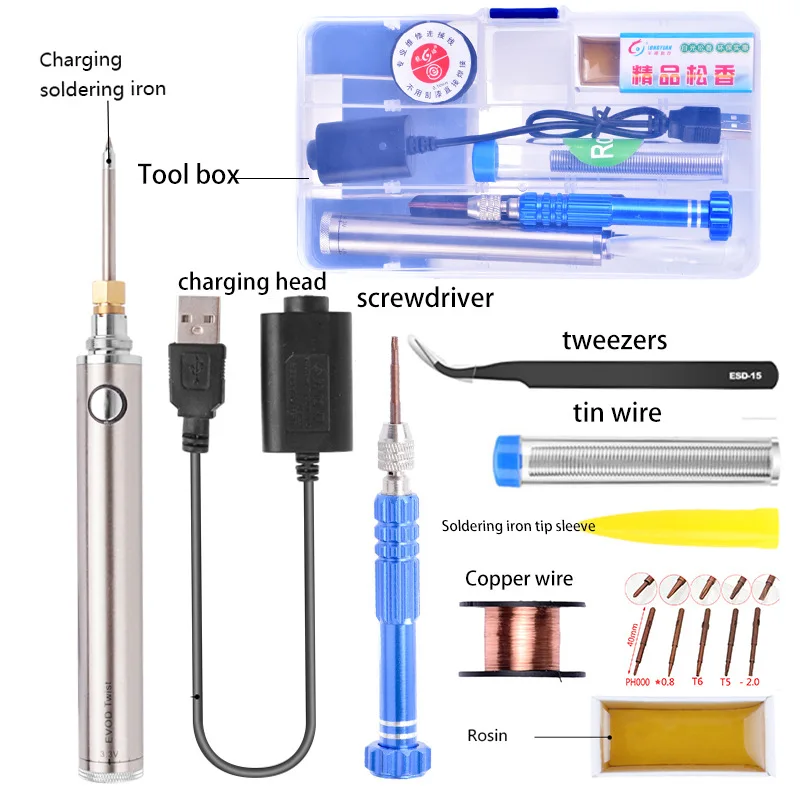 USB interface of  portable electronic cigarette soldering iron overhead maintenance soldering iron rechargeable soldering iron
