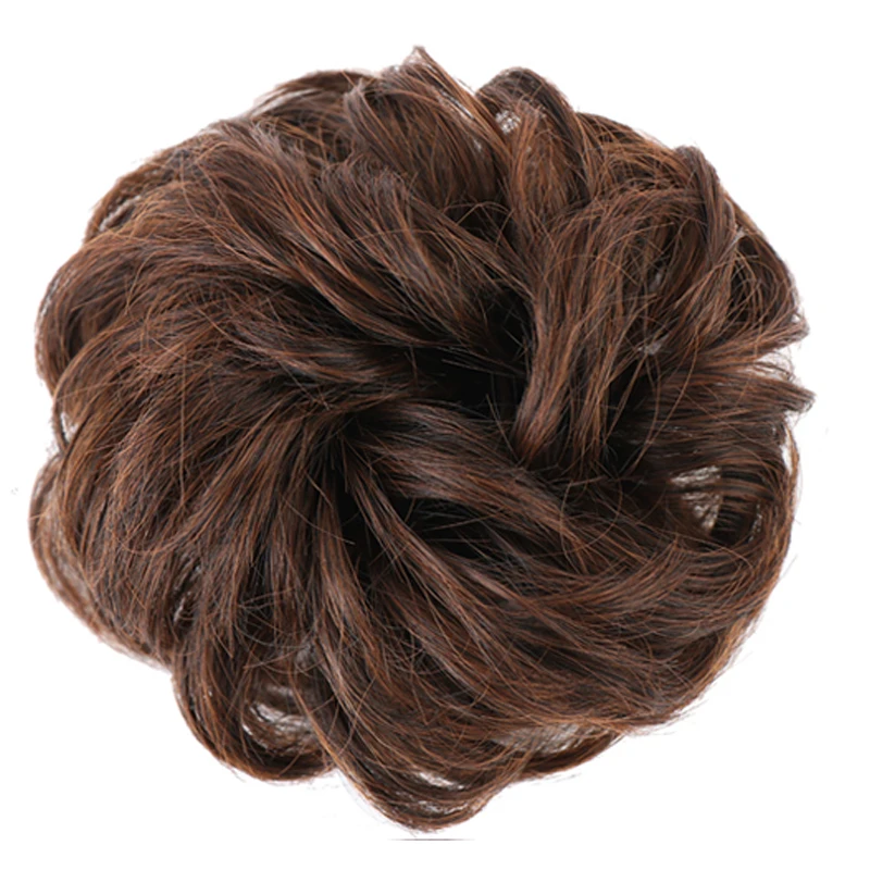 

Nayoo Hair Messy hair Bun scrunchy Synthetic Hairpieces Chignon donut Curly Elegant Hair Extensions For Women and Kids Wedding
