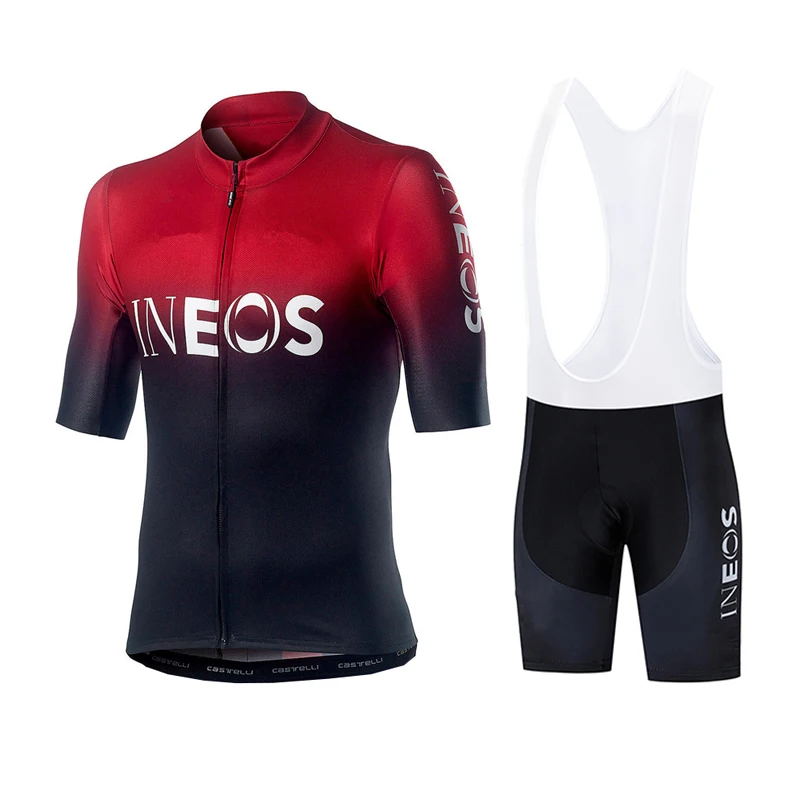 11 INEOS Pro Team майки для велоспорта мужские летние топы с короткими рукавами комплект дышащая одежда для езды на велосипеде нагрудник шорты спортивная одежда комплект - Цвет: 11