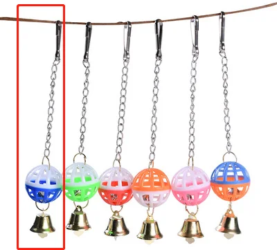 1PCS random Игрушки для птиц, деревянные кольца, игрушки для попугая, аксессуары, цветные, разные цвета, сделай сам, орнамент, игрушки для птиц, товары для домашних животных, Поющая птица - Цвет: 1PCS random