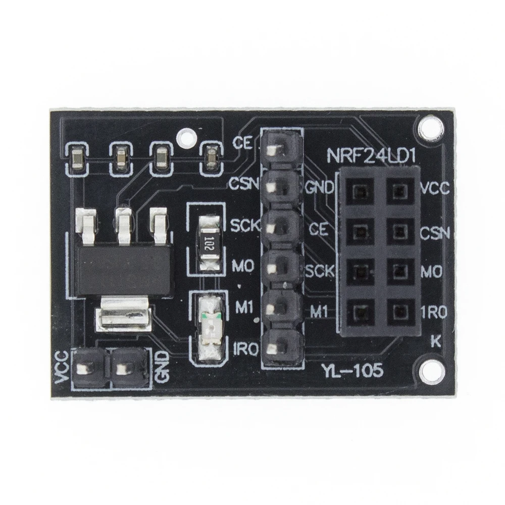 Adapter for DIP Беспроводной радиомодуль nRF24L01+. Частота передачи- 2,4ГГц - Цвет: Adapter for DIP