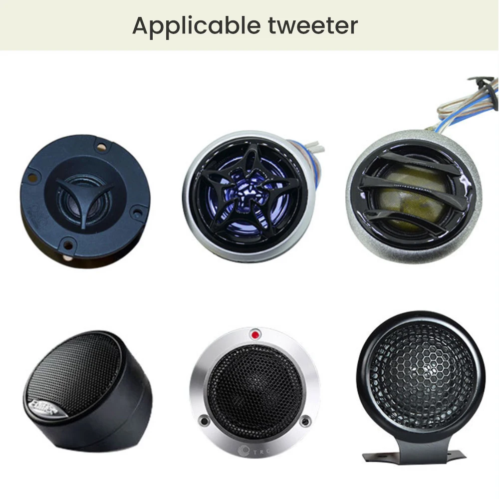 Pure Tweeter Crossover 80W Speakers Frequency Divider HiFi Home Theater Car Audio Upgrade Treble Speaker 1Pcs tweeter speaker