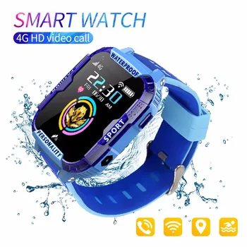

Smart Watch for Children 4G Network Wifi GPS SOS Smart Watch Kids Video Call IP67 Waterproof Alarm Clock Camera Baby Watch