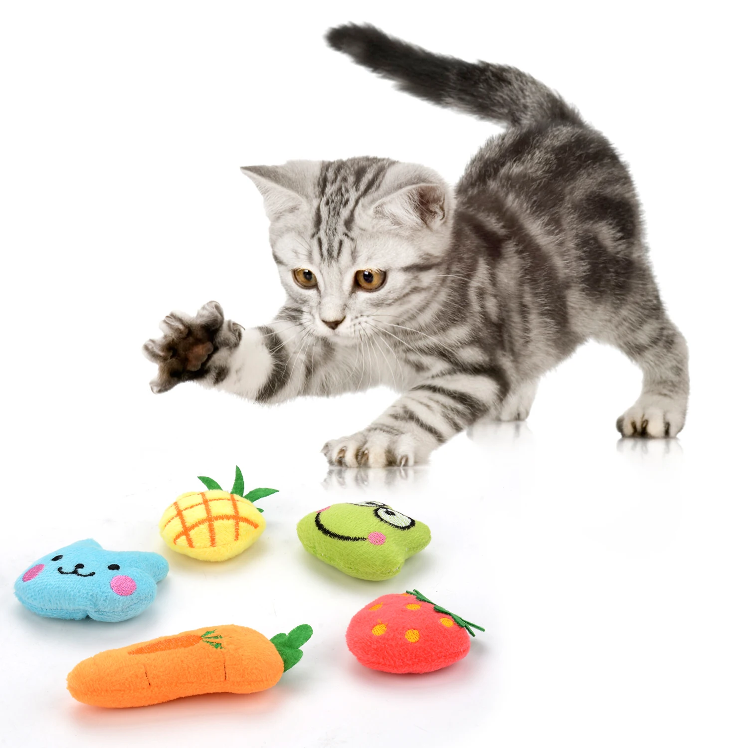 

Teeth Grinding Catnip Toys Funny Interactive Plush Cat Toy Pet Kitten Chewing Vocal Toy Claws Thumb Bite Cat mint For Cats hot