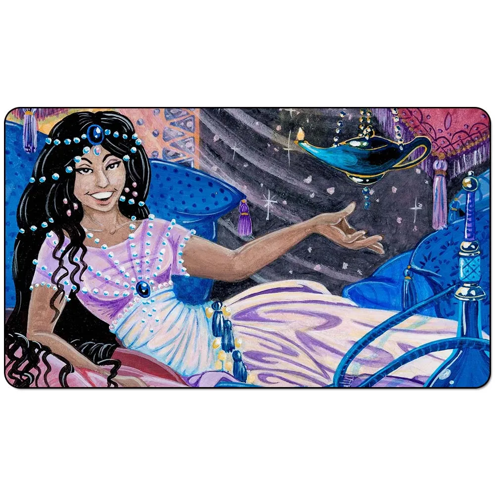 Shahrazad Настольная игра mtg Shahrazad игровой коврик: Shahrazad Art игровой коврик TCG игровой коврик 60 см x 35 см(2" x 14") Размер - Цвет: Shahrazad