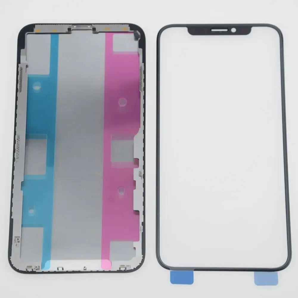 1 комплект AAA + для iPhone X XS 11 Pro Max передний экран Внешний стеклянный объектив с