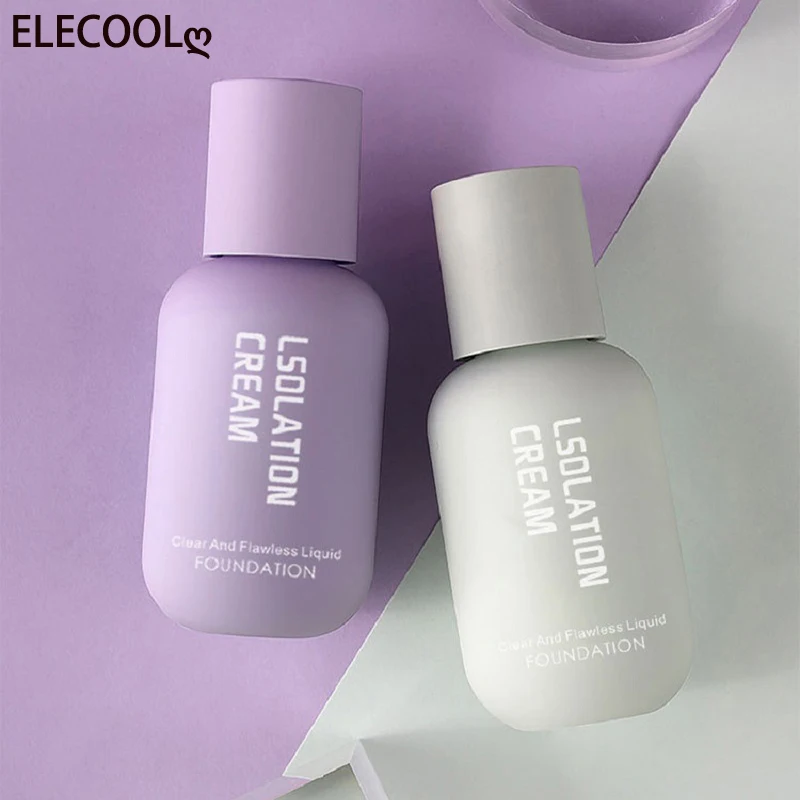 ELECOOL Green Face Makeup Base Concealer Foundation Full Coverage Waterproof Contour Professional Cosmetic Primer | Красота и