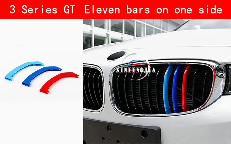 Для BMW 3 4 5 7 серия 3GT 5GT 6GT F30 F34 F36 F10 G30 G11 G20 G32 м 3 цвета спереди почек вентиляционные решетки решетка радиатора накладка