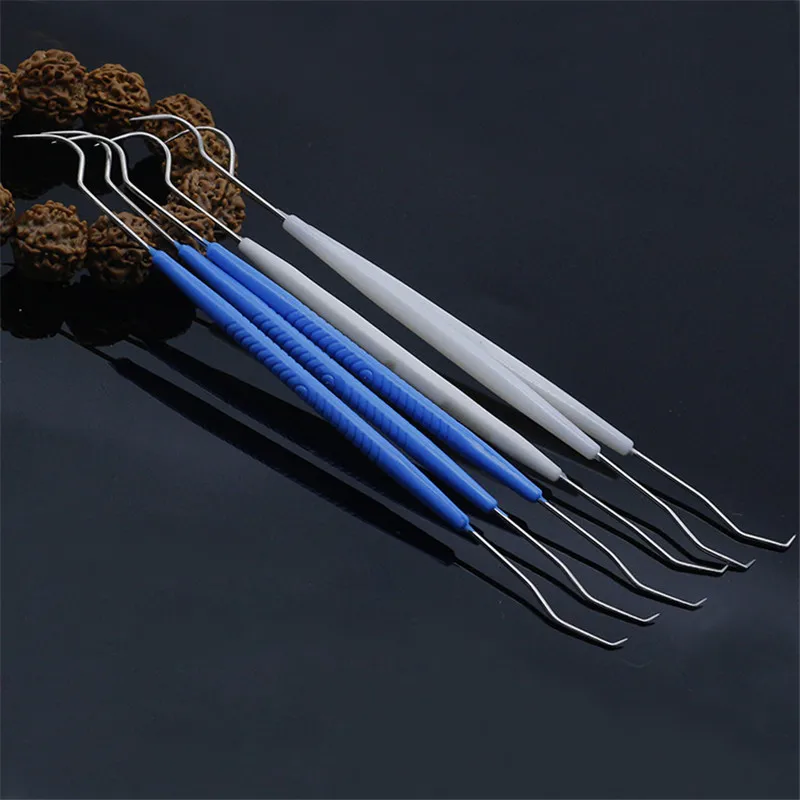 

1 Stick Double-ended Cleaning Needle King Kong Walnut Bodhi Double-headed Needle Picking Crochet Needle Picking Tool