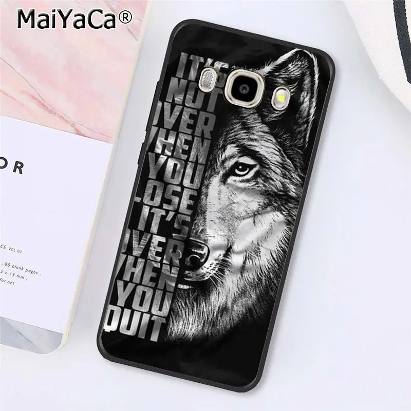 A15 MaiYaCa сердитое животное волк лицо чехол для телефона задняя крышка для samsung Galaxy J7 J6 J8 J4 J4Plus J7 DUO J7NEO J2 J5 Prime - Цвет: A15