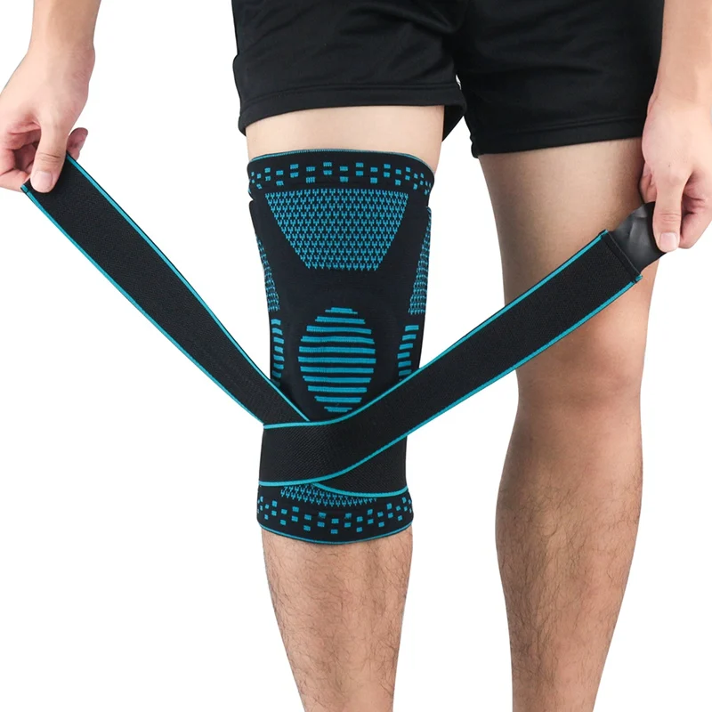1 pcs Knee Pad Sleeve Thermal Compression Leg Support Bandage Protector For Outdoor Weight Lifting Basketball Running Jogging Y