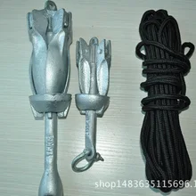 Производители оптовой продажи морской zhe die mao Гальванизированный анкер резиновые лодки Рыбацкая надувная лодка только якорь с якорем R