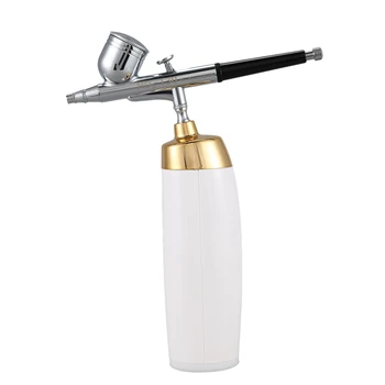 

Wireless Airbrush Kit with Rechargeable Airbrush Compressor Big Capacity Ink Cup Spray Pen for Nail Art,Face Paint,Cake Coloring