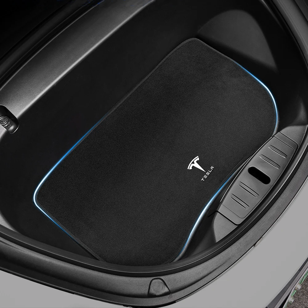 Directa frente del coche Mat tronco a prueba de polvo inodoro lavable pesado-tiempo flexibilidad personalizado para Tesla modelo 3 2017-2021