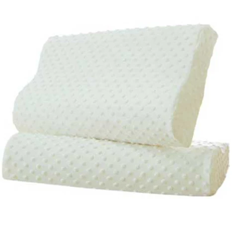 Baffect пены памяти Ортопедическая подушка латексная подушка для шеи волокно медленно отскок мягкая подушка Массажер для воротниковой зоны здравоохранения - Цвет: Белый