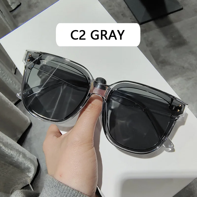 2022 Classic Square Women Sunglasses Men Vintage Lady Retro Black Luxury Sun Glasses Trend Goggle For Female UV400 round sunglasses