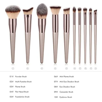 

Luxury Makeup Brushes Set For Foundation Powder Blush Eyeshadow Concealer Lip Eye Make Up Brush Cosmetics Beauty Tools