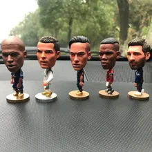 Car ornaments funny football characters star doll Messi Ronaldo Nei Marpe Bam ornaments car decoration