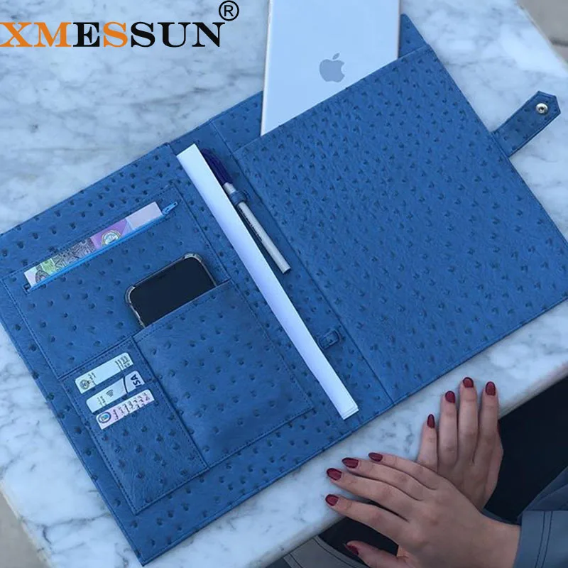 XMESSUN 2022 New A4 File Folder Big Capacity Document Bag Simple Business Briefcase Paper Ipad Storage Student Gifts |