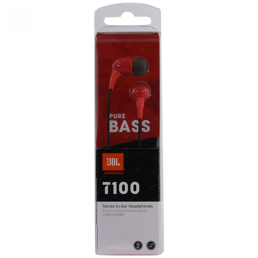 Earphones Headphones JBL T100 Portable Audio headset Earphone Headphone Video with microphone Tune 100