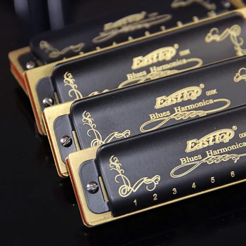 

Easttop Harmonica Diatonic 10 Holes Blues C/D/E/F/G 5 pieces/lot Easttop Harmonica